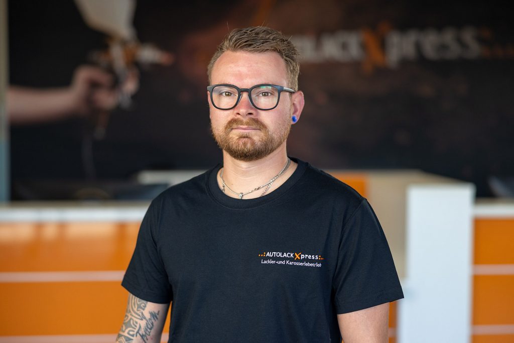 Mitarbeiter Dustin Lange – Fahrzeuglackierer und mobiler Smart Repair Service, AutolackXpress Bad Sooden-Allendorf